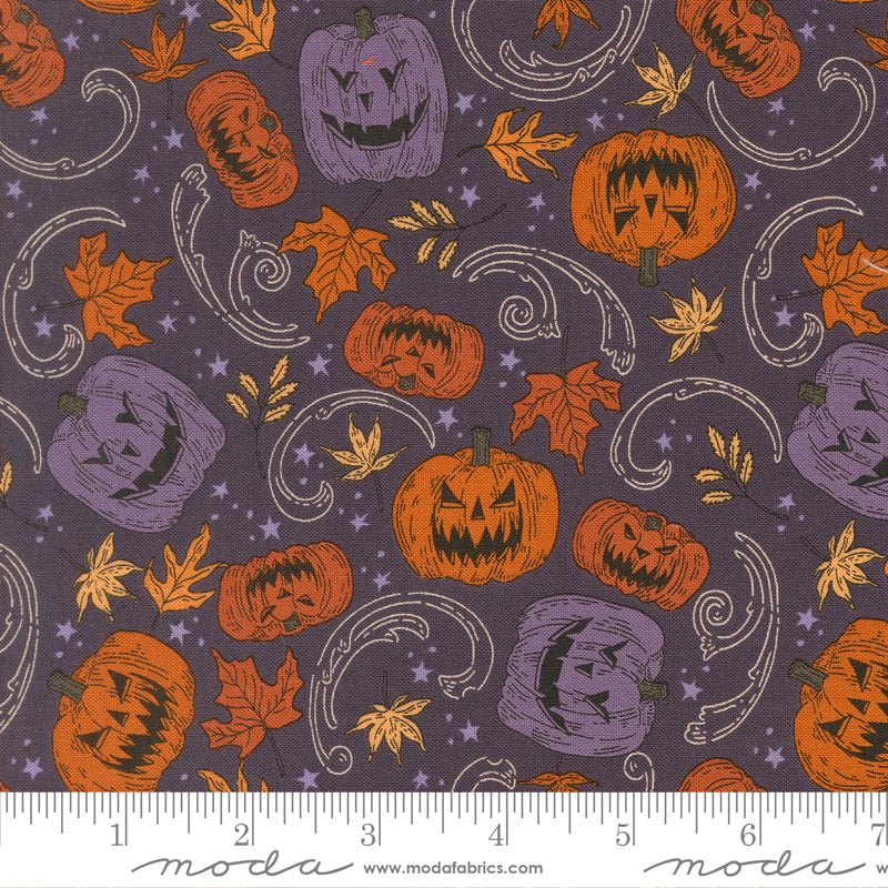 PRE-ORDER Gothic Haunt by Stacy Lest Hsu- Midnight Glow 21005 21 - Half Yard- May 2027 - Modern Fabric Shoppe