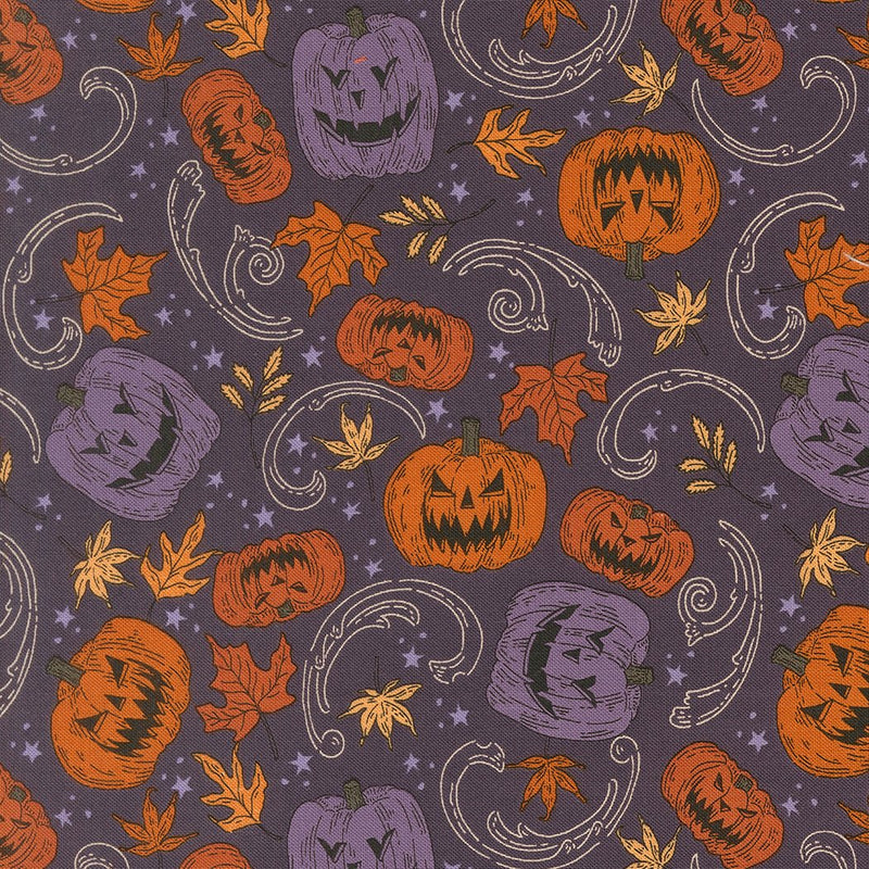 PRE-ORDER Gothic Haunt by Stacy Lest Hsu- Midnight Glow 21005 21 - Half Yard- May 2027 - Modern Fabric Shoppe