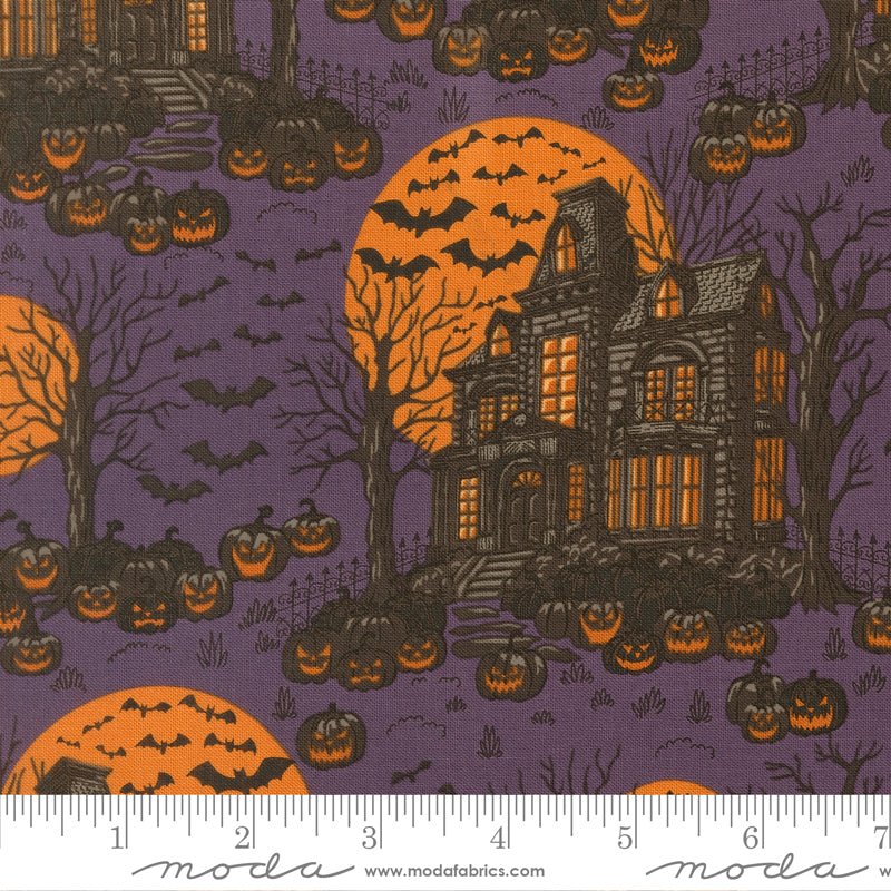 PRE-ORDER Gothic Haunt by Stacy Lest Hsu- Purple Haze 21001 20 - Half Yard- May 2027 - Modern Fabric Shoppe