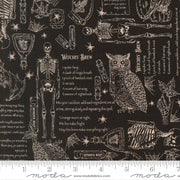 PRE-ORDER Gothic Haunt by Stacy Lest Hsu- Raven 21003 16 - Half Yard- May 2027 - Modern Fabric Shoppe