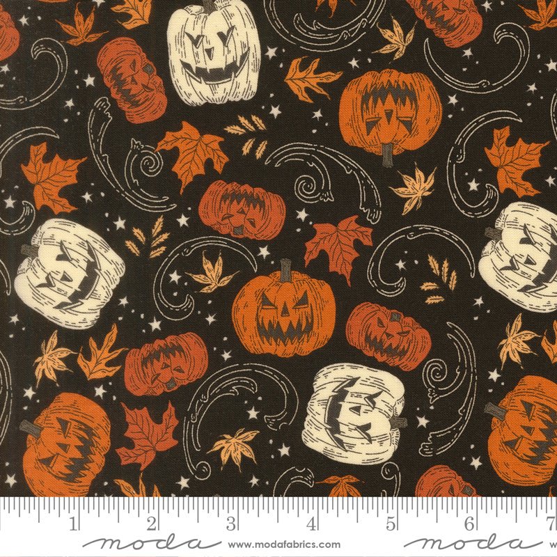 PRE-ORDER Gothic Haunt by Stacy Lest Hsu- Raven 21005 16 - Half Yard- May 2027 - Modern Fabric Shoppe