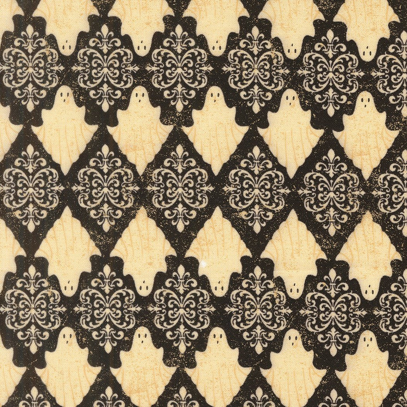 PRE-ORDER Gothic Haunt by Stacy Lest Hsu- Raven 21007 16 - Half Yard- May 2027 - Modern Fabric Shoppe