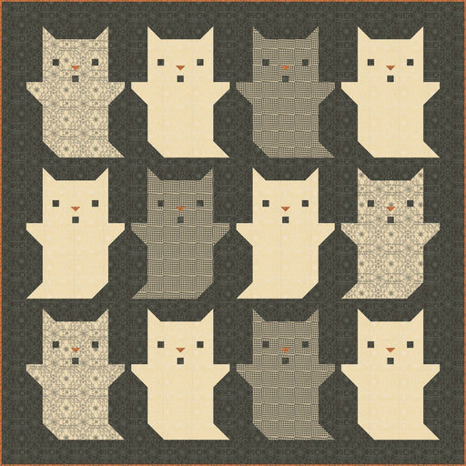 PRE - Order Happy Haunt Quilt Kit featuring Home Sweet Haunt by Stacy Iest Hsu - May 2025 - Modern Fabric Shoppe
