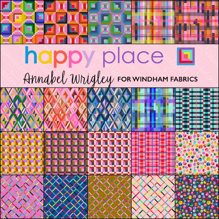 PRE - Order Happy Place by Annabel Wrigley - Fat Quarter Bundle - August 2026 - Modern Fabric Shoppe