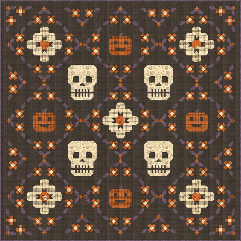 PRE-ORDER Haunted Garden Quilt Kit featuring Gothic Haunt by Stacy Iest Hsu- May 2027 - Modern Fabric Shoppe