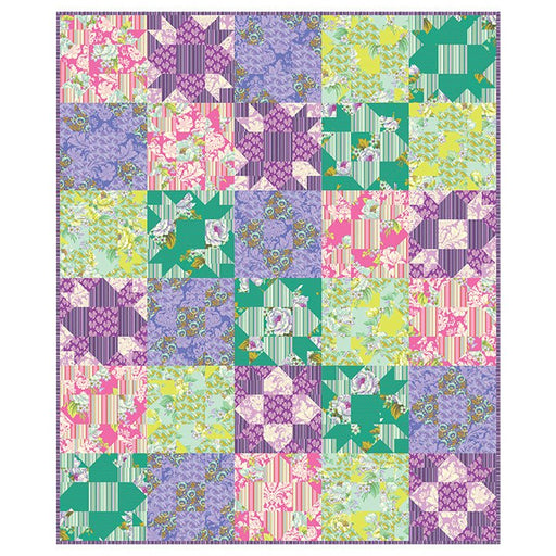 PRE-ORDER Heather Bailey - Peace Garden Quilt Kit- featuring Under a Firefly Moon- April 2027 - Modern Fabric Shoppe