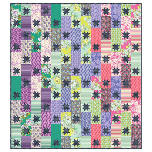 PRE-ORDER Heather Bailey - Starlets Quilt Kit- featuring Under a Firefly Moon- April 2027 - Modern Fabric Shoppe