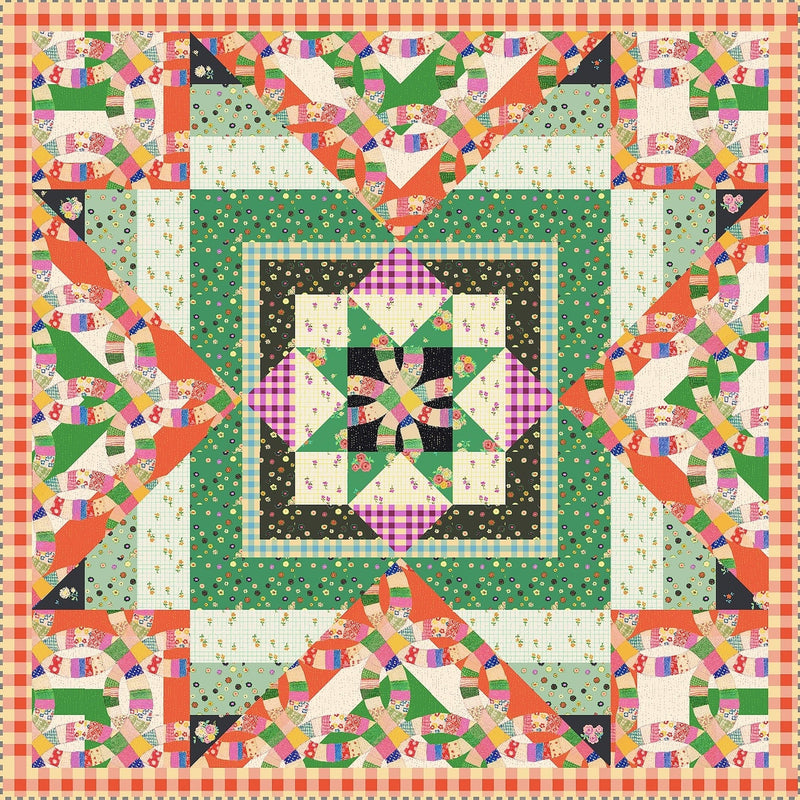 PRE-Order Heather Ross- Barn Star Quilt Kit featuring Heather Ross Boat Race- March 2027 - Modern Fabric Shoppe