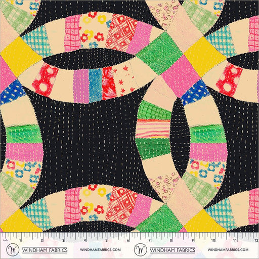 PRE-Order Heather Ross- Boat Race- Cheater 55601D-2 Deep Mud- Half Yard- May 2027 - Modern Fabric Shoppe