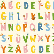 PRE - Order Heather Ross - Favorites - Alphabet 43481D - 3 Cream - Half Yard - June 2026 - Modern Fabric Shoppe