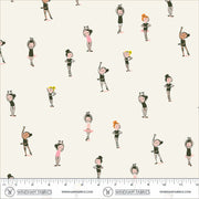 PRE - Order Heather Ross - Favorites - Ballerinas 40932D - 5 Cream - Half Yard - June 2026 - Modern Fabric Shoppe