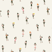 PRE - Order Heather Ross - Favorites - Ballerinas 40932D - 5 Cream - Half Yard - June 2026 - Modern Fabric Shoppe
