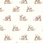 PRE - Order Heather Ross - Favorites - Dream Bike 54327D - 3 White - Half Yard - June 2026 - Modern Fabric Shoppe