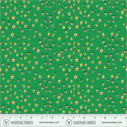 PRE - Order Heather Ross - Favorites - Field Strawberries 50899D - 12 Jade - Half Yard - June 2026 - Modern Fabric Shoppe