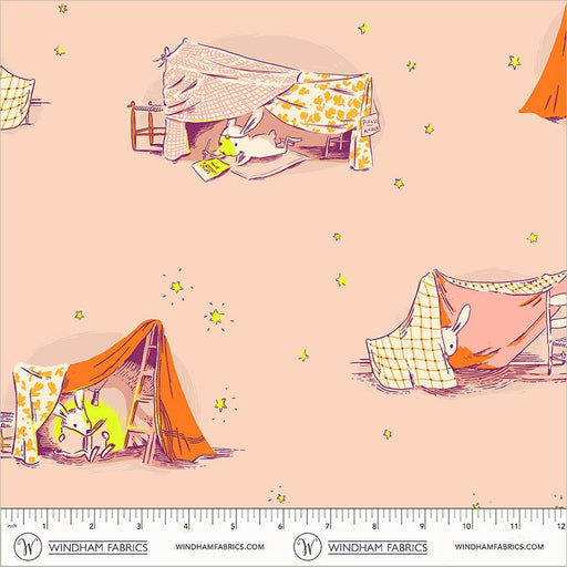 PRE - Order Heather Ross - Favorites - Quilt Tent 53242D - 3 Blush - Half Yard - June 2026 - Modern Fabric Shoppe