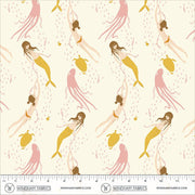 PRE - Order Heather Ross - Favorites - Underwater Sisters 40943D - 11 Blush - Pink - Half Yard - June 2026 - Modern Fabric Shoppe