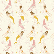 PRE - Order Heather Ross - Favorites - Underwater Sisters 40943D - 11 Blush - Pink - Half Yard - June 2026 - Modern Fabric Shoppe