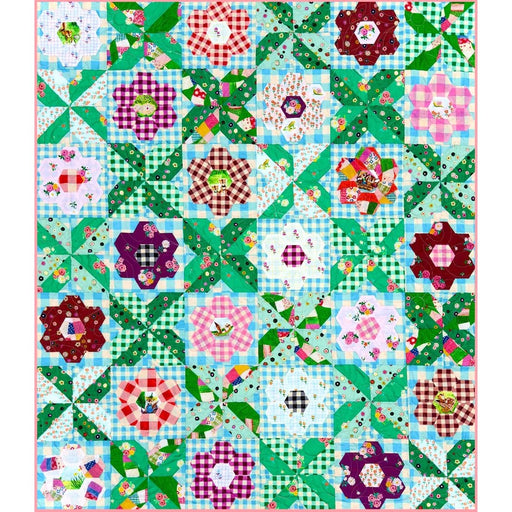PRE-Order Heather Ross- Lullaby Garden Quilt Kit featuring Heather Ross Boat Race- March 2027 - Modern Fabric Shoppe