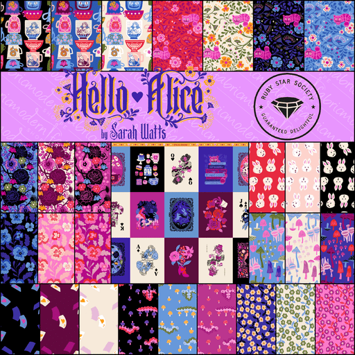 PRE - ORDER - Hello Alice by Sarah Watts - Half Yard Bundle - October 2025 - Modern Fabric Shoppe