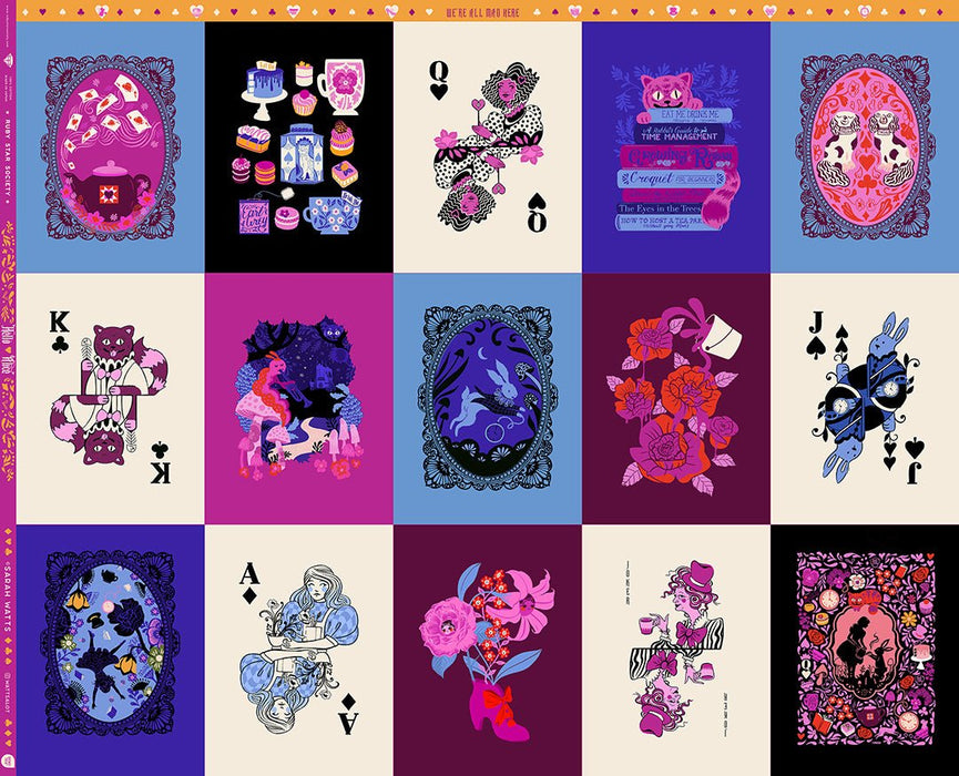 PRE - Order Hello Alice by Sarah Watts - Hello Alice Panel Multi RS2120 11 - Half Yard - October 2025 - Modern Fabric Shoppe