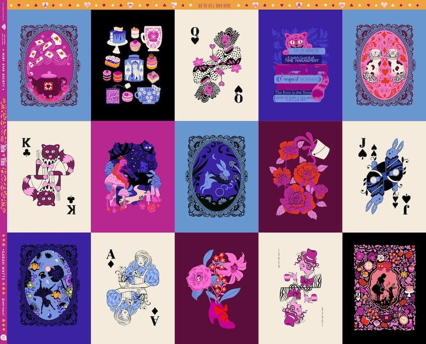 PRE - Order Hello Alice by Sarah Watts - Hello Alice Panel Multi RS2120 11 - Half Yard - October 2025 - Modern Fabric Shoppe