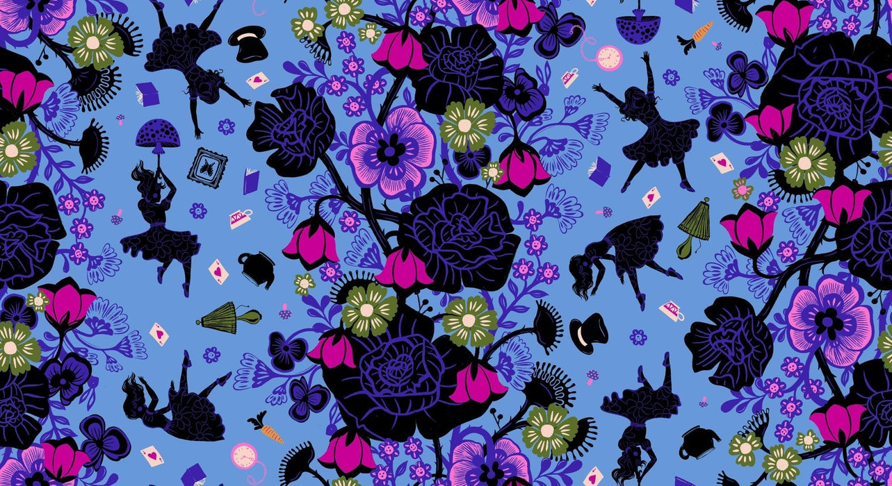 PRE - Order Hello Alice by Sarah Watts - RS 2121 14 - Lindley Blue - Half Yard - October 2025 - Modern Fabric Shoppe
