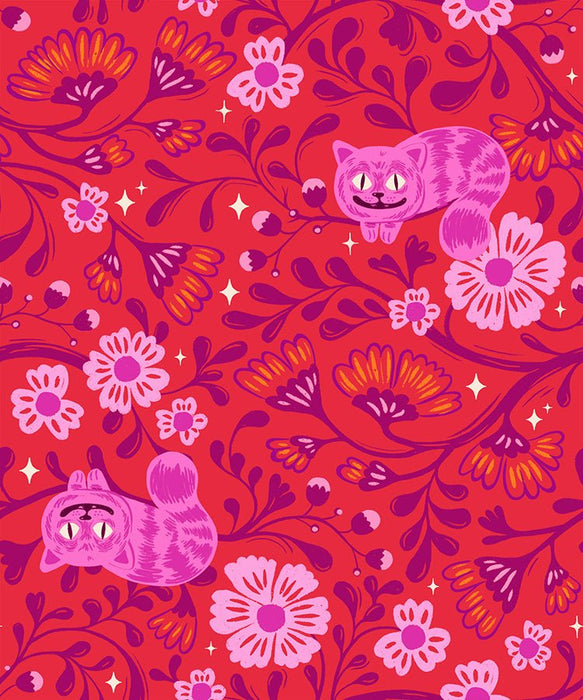 PRE - Order Hello Alice by Sarah Watts - RS 2123 12 - Ruby - Half Yard - October 2025 - Modern Fabric Shoppe