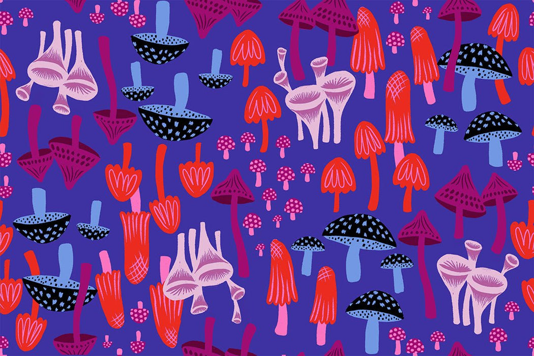 PRE - Order Hello Alice by Sarah Watts - RS 2124 14 - Blacklight - Half Yard - October 2025 - Modern Fabric Shoppe