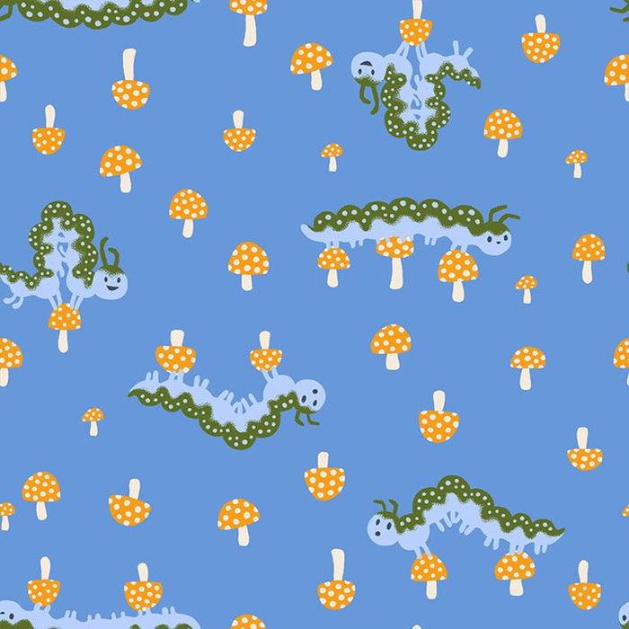 PRE - Order Hello Alice by Sarah Watts - RS 2127 12 - Lindley Blue - Half Yard - October 2025 - Modern Fabric Shoppe