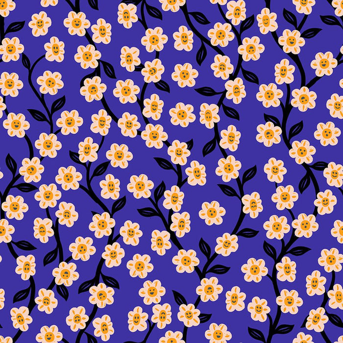 PRE - Order Hello Alice by Sarah Watts - RS 2128 14 - Blacklight - Half Yard - October 2025 - Modern Fabric Shoppe