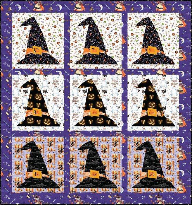 PRE - Order Hester's Wall Hanging Kit featuring Moonlit Mischief by Mary Engelbreit - May 2026 - Modern Fabric Shoppe