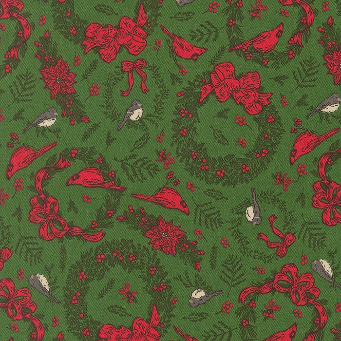 PRE - ORDER Holiday Cheer by Stacy Lest Hsu - Evergreen 20973 14 - Half Yard - May 2026 - Modern Fabric Shoppe