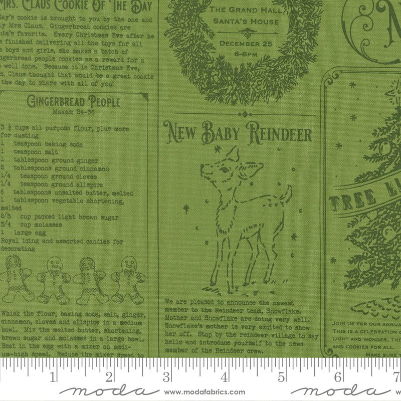 PRE - ORDER Holiday Cheer by Stacy Lest Hsu - Mistletoe 20970 13 - Half Yard - May 2026 - Modern Fabric Shoppe