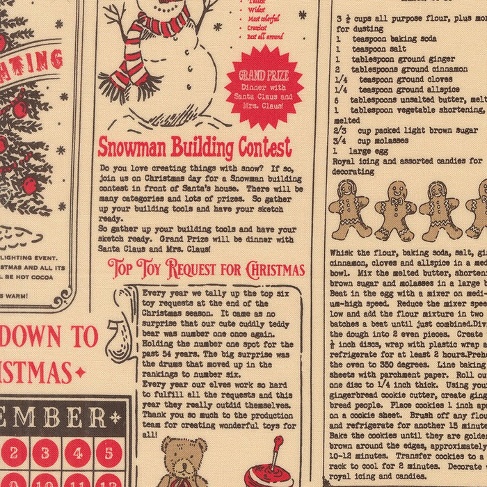 PRE - ORDER Holiday Cheer by Stacy Lest Hsu - Natural Midnight 20970 21 - Half Yard - May 2026 - Modern Fabric Shoppe