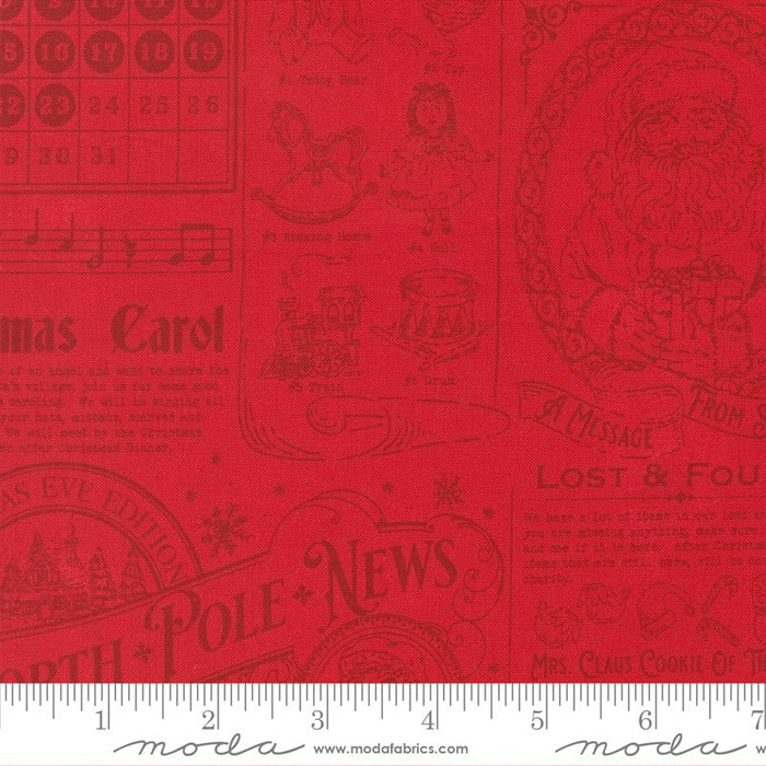 PRE - ORDER Holiday Cheer by Stacy Lest Hsu - Pointsettia 20970 17 - Half Yard - May 2026 - Modern Fabric Shoppe