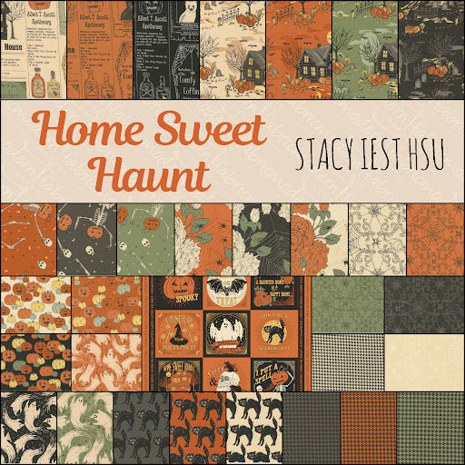 PRE - Order Home Sweet Haunt by Stacy Lest Hsu - Fat Quarter Bundle - May 2025 - Modern Fabric Shoppe
