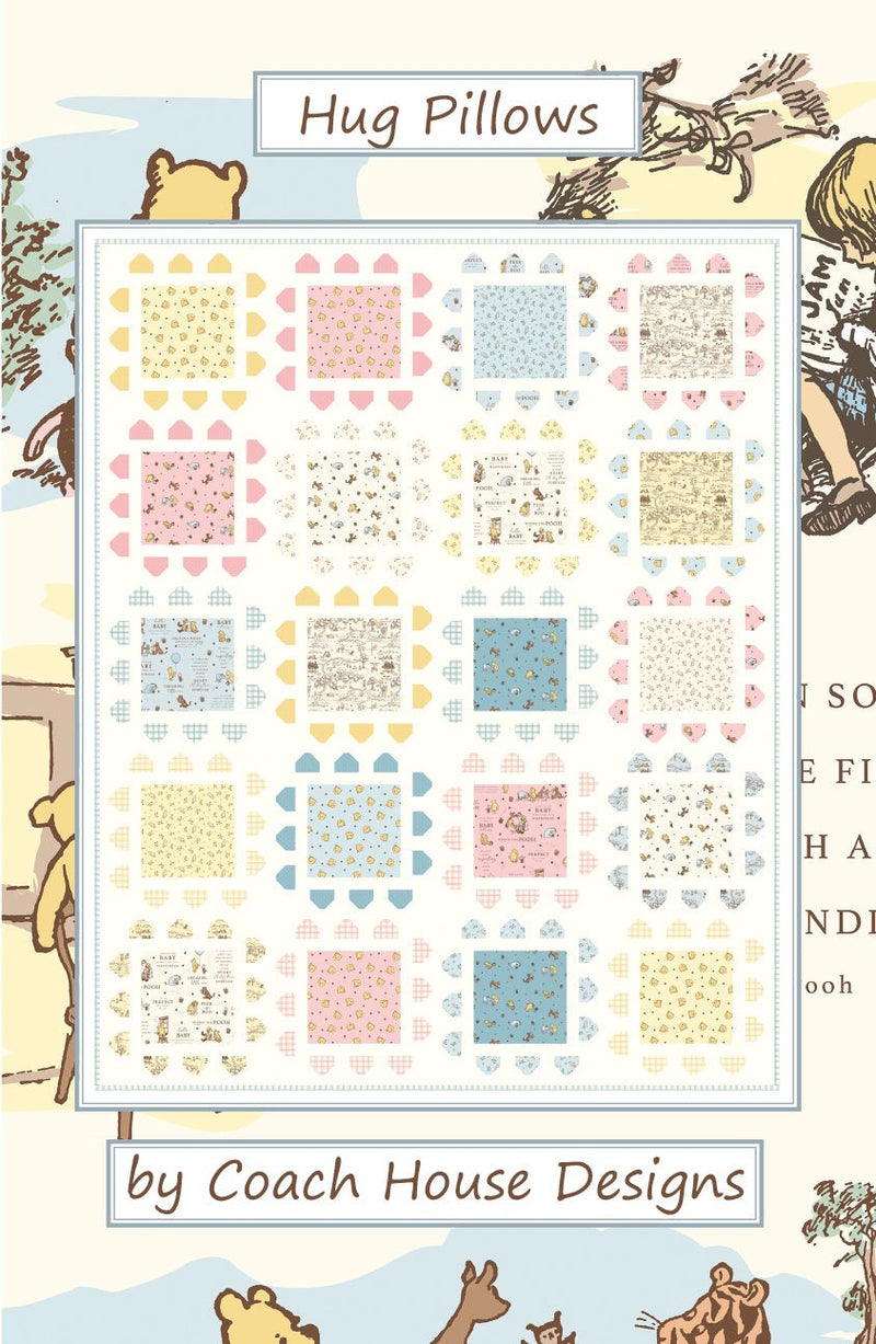 PRE - ORDER Hug Pillow Quilt Kit featuring Winnie the Pooh Baby by Riley Blake - December 2026 - Modern Fabric Shoppe