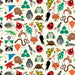 PRE - Order Iconic by Charley Harper - Small Space for all Species CH - 410 Half Yard - October 2024 - Modern Fabric Shoppe