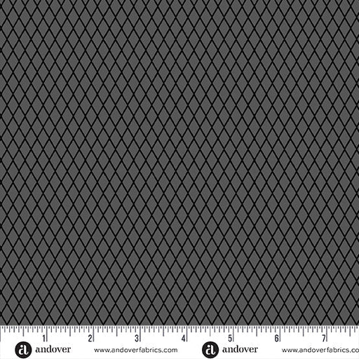 PRE-ORDER Iconic by Libs Elliott- Ash Fishnet A-1231-C- Half Yard- November 2024 - Modern Fabric Shoppe