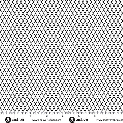 PRE-ORDER Iconic by Libs Elliott- Dove Fishnet A-1231-L- Half Yard- November 2024 - Modern Fabric Shoppe