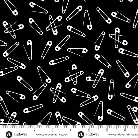 PRE-ORDER Iconic by Libs Elliott- Leather Pins A-1226-K- Half Yard- November 2024 - Modern Fabric Shoppe