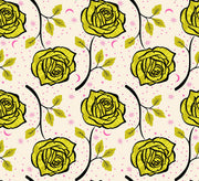 PRE - ORDER Ink Shop by Sarah Watts - Ink Rose RS 2139 11 - Pistachio - Half Yard - October 2026 - Modern Fabric Shoppe