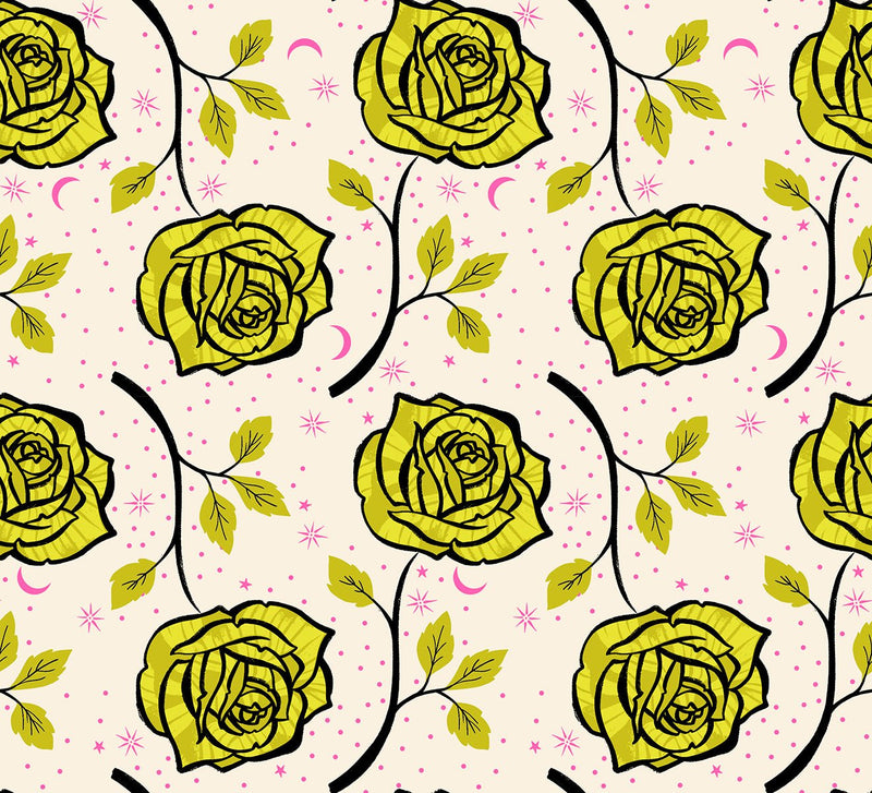 PRE - ORDER Ink Shop by Sarah Watts - Ink Rose RS 2139 11 - Pistachio - Half Yard - October 2026 - Modern Fabric Shoppe