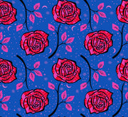 PRE - ORDER Ink Shop by Sarah Watts - Ink Rose RS 2139 15 - Blue Ribbon - Half Yard - October 2026 - Modern Fabric Shoppe