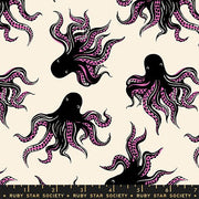 PRE - ORDER Ink Shop by Sarah Watts - Mystery Food RS 2144 18 - Black - Half Yard - October 2026 - Modern Fabric Shoppe