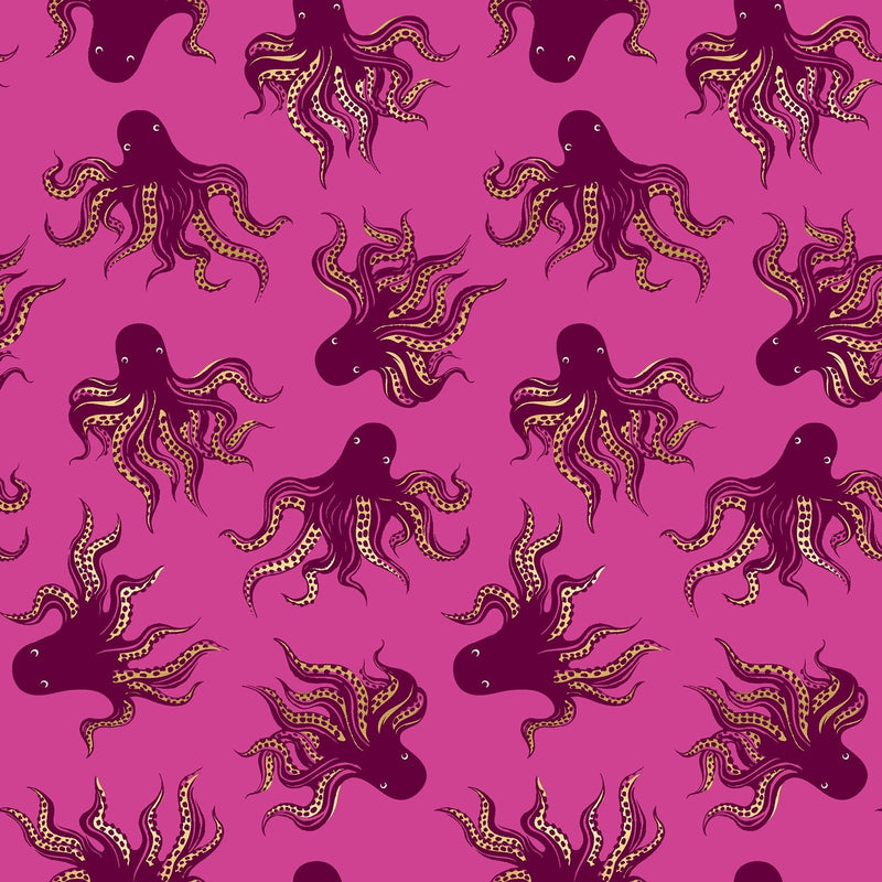 PRE - ORDER Ink Shop by Sarah Watts - Mystery Food RS 2144 19M - Berry - Half Yard - October 2026 - Modern Fabric Shoppe
