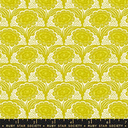 PRE - ORDER Ink Shop by Sarah Watts - Scallop Flower RS 2140 11 - Pistachio - Half Yard - October 2026 - Modern Fabric Shoppe