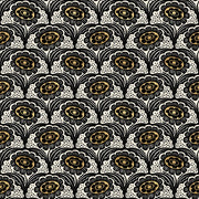 PRE - ORDER Ink Shop by Sarah Watts - Scallop Flower RS 2140 14M - Gold - Half Yard - October 2026 - Modern Fabric Shoppe