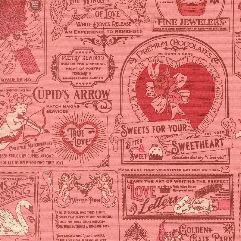 PRE - ORDER Je T'aime by Stacy Lest Hsu - Blossom 20991 13 - Half Yard - September 2026 - Modern Fabric Shoppe