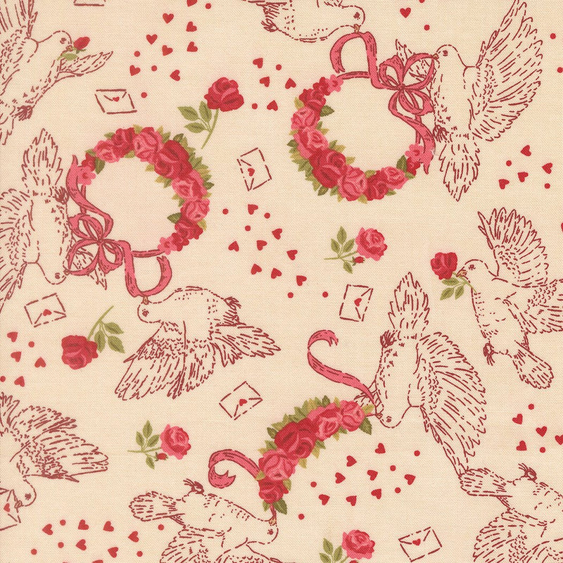 PRE - ORDER Je T'aime by Stacy Lest Hsu - Lace 20992 11 - Half Yard - September 2026 - Modern Fabric Shoppe